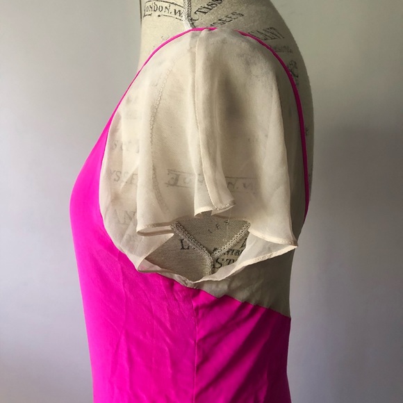 Twelfth Street by Cynthia Vincent Pink Sheer Dress - Picture 5 of 8